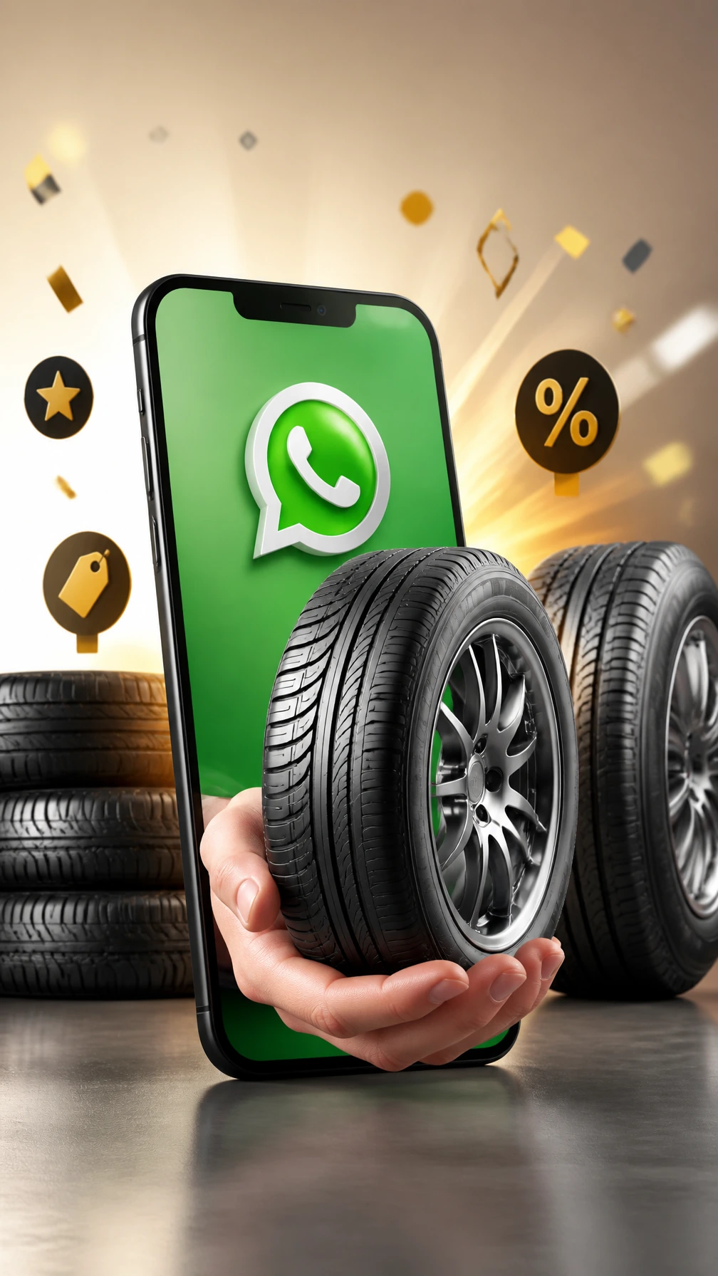 Promociones de llantas por WhatsApp